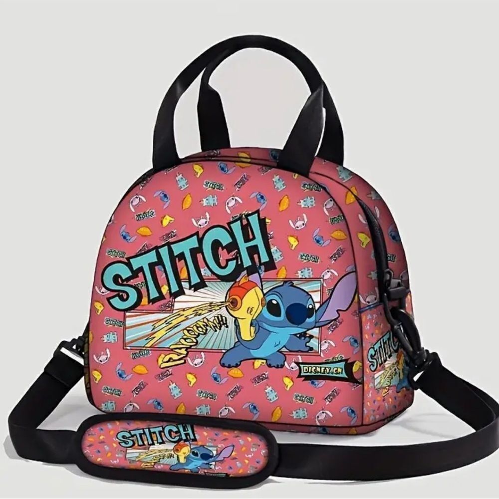 1 LEFT! Stitch Insulated Lunch Bag/Crossbody